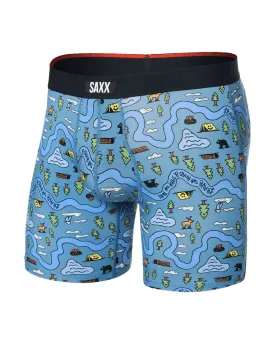 Saxx Mens Slate Take the Trail Vibe Xtra Fly Boxer Brief