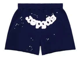 Sp5der OG Web Logo Sweat Short Navy