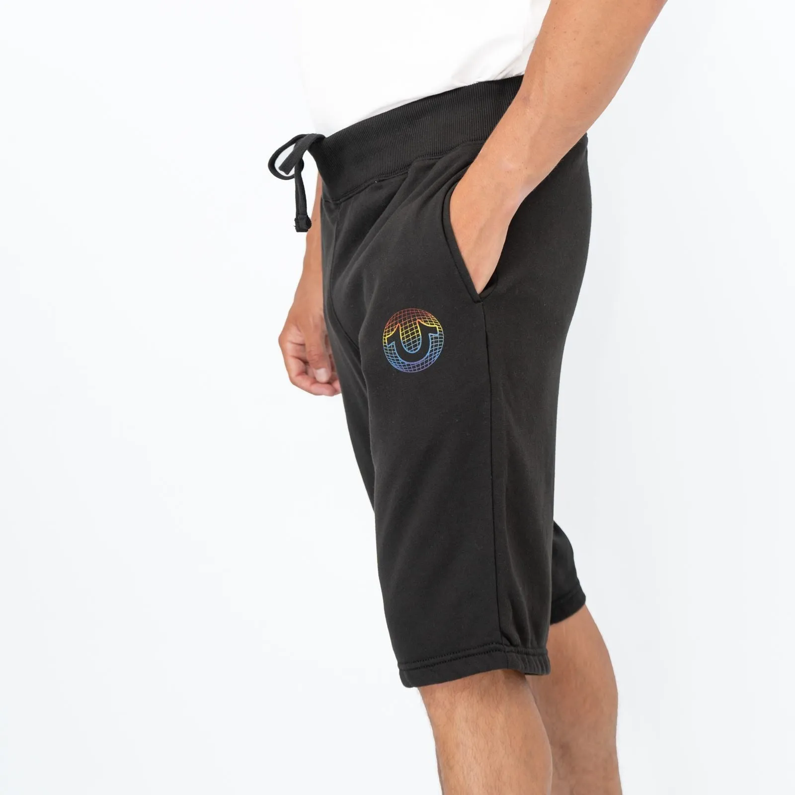 True Religion Mens Shorts Black
