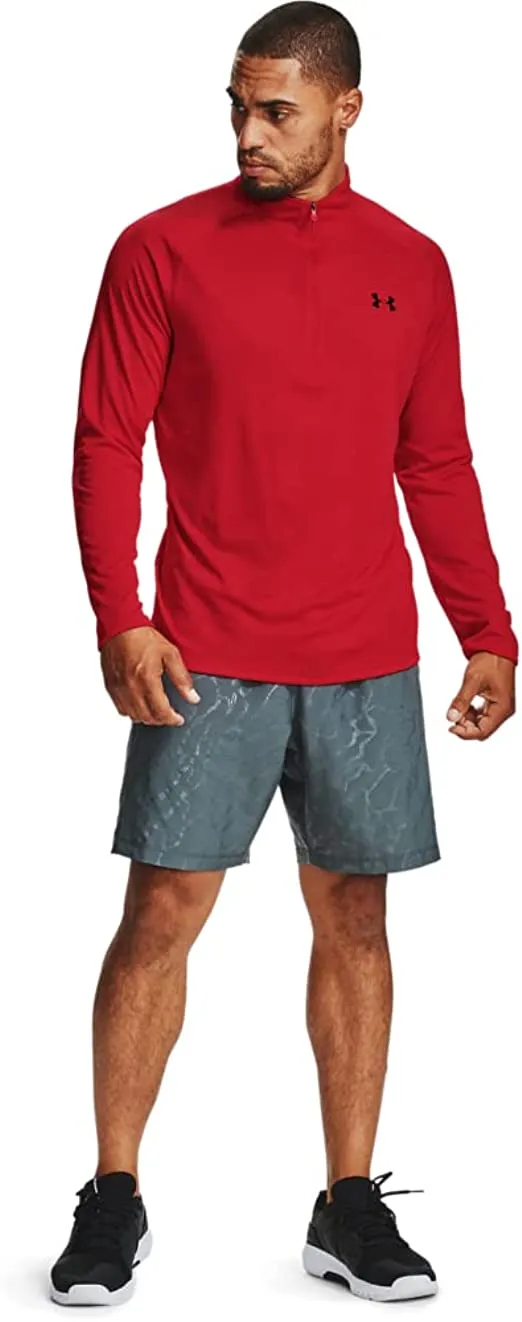 Under Armour Tech 2.0 1/2 Zip, Versatile Warm Up Top for Men, Light and Breathable Zip Up Top for Working Out Men