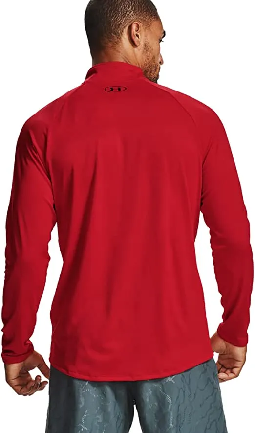 Under Armour Tech 2.0 1/2 Zip, Versatile Warm Up Top for Men, Light and Breathable Zip Up Top for Working Out Men