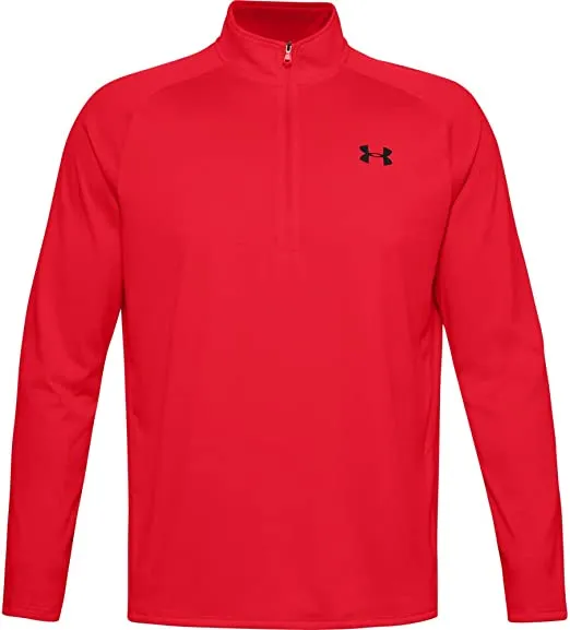 Under Armour Tech 2.0 1/2 Zip, Versatile Warm Up Top for Men, Light and Breathable Zip Up Top for Working Out Men