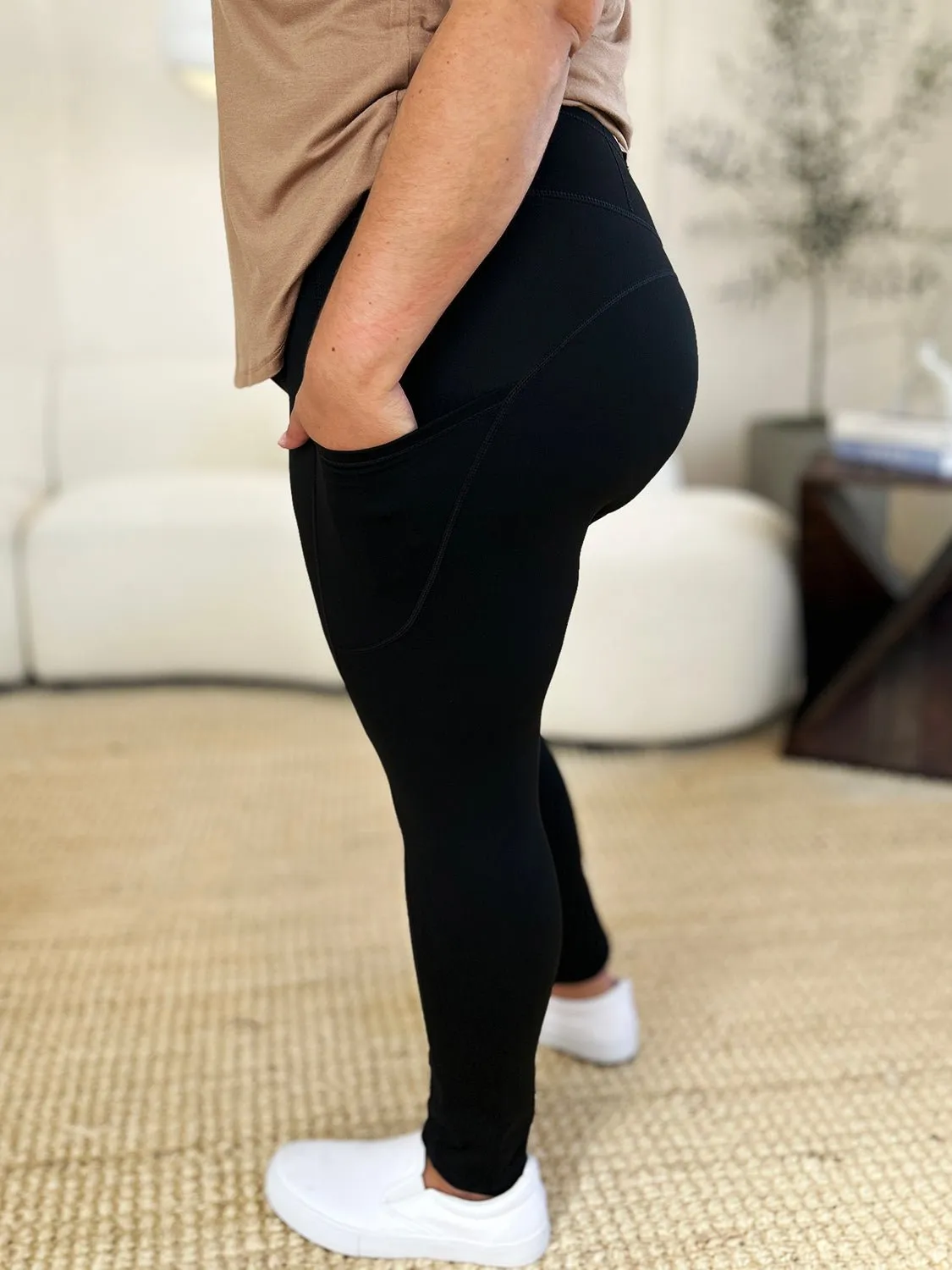 Wide Waistband Yoga Pants