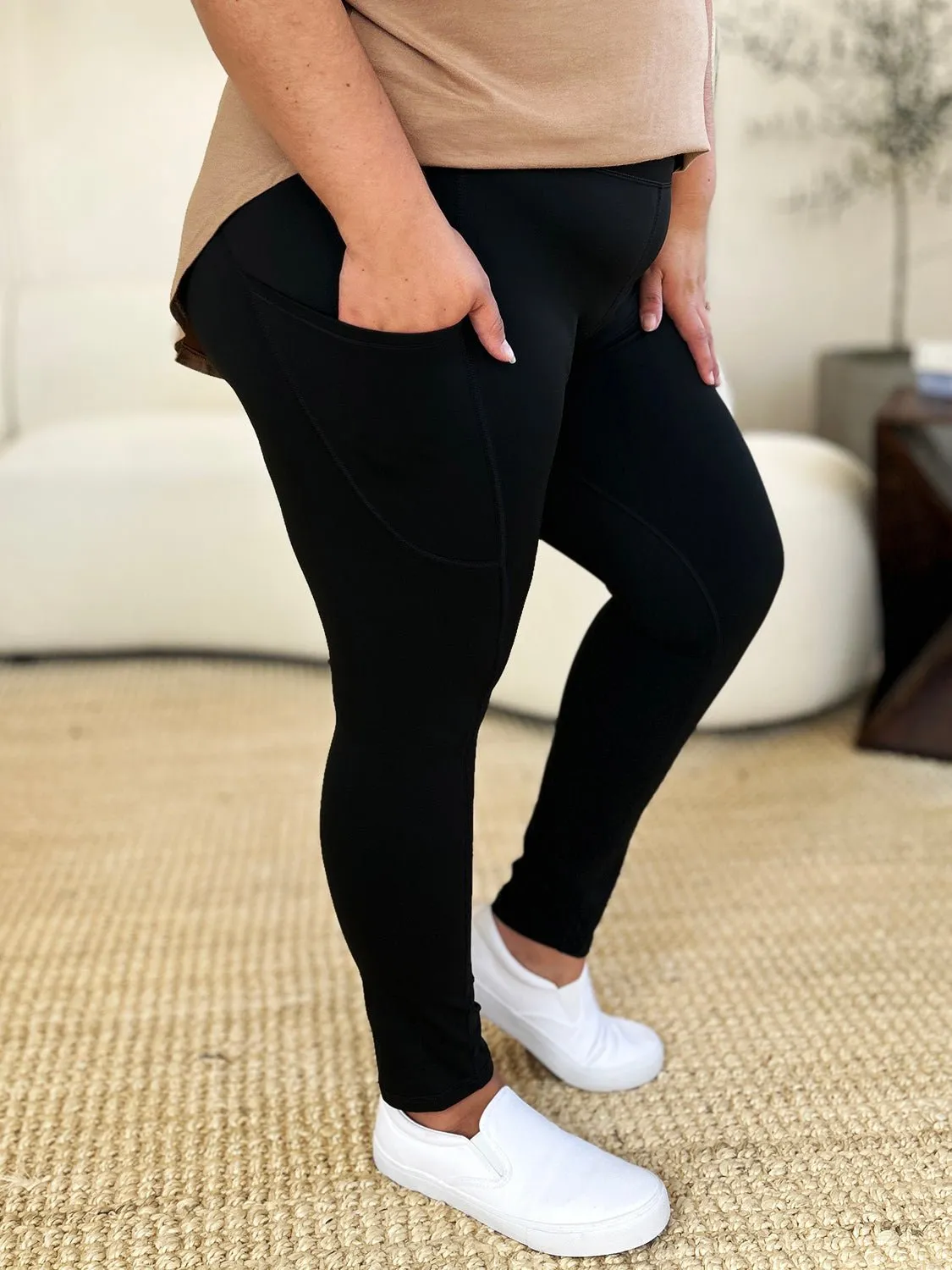 Wide Waistband Yoga Pants