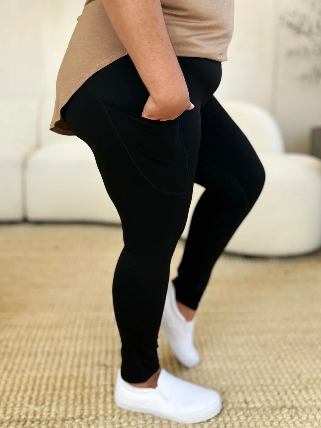 Wide Waistband Yoga Pants