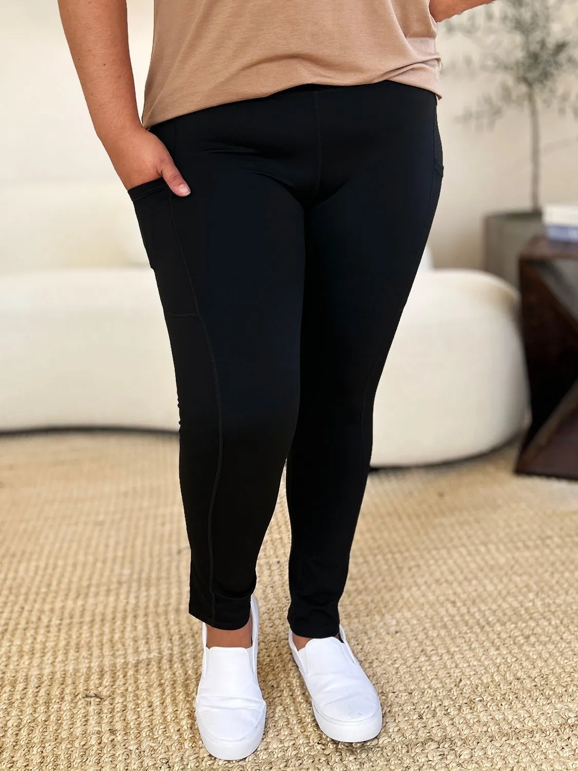 Wide Waistband Yoga Pants