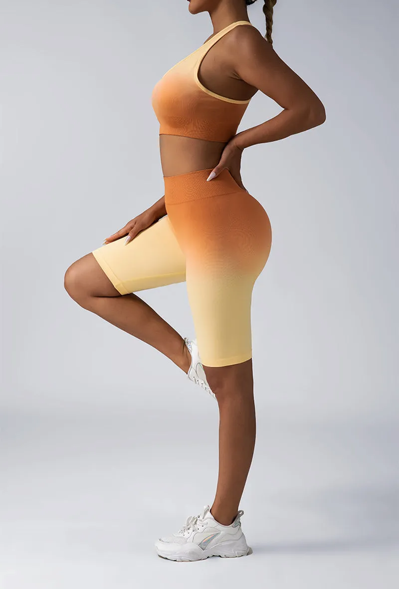 Workout Sets for Women 2 Piece Seamless Crop Tank High Waist Shorts Yoga Outfits,Workout Outfits for Women 2 Piece Seamless Sport Bra High Waist Yoga Leggings Sets